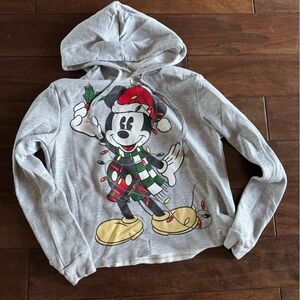 Disney Gray Mickey Mouse Festive Hoodie